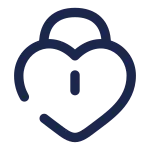 Heart Lock SVG Icon